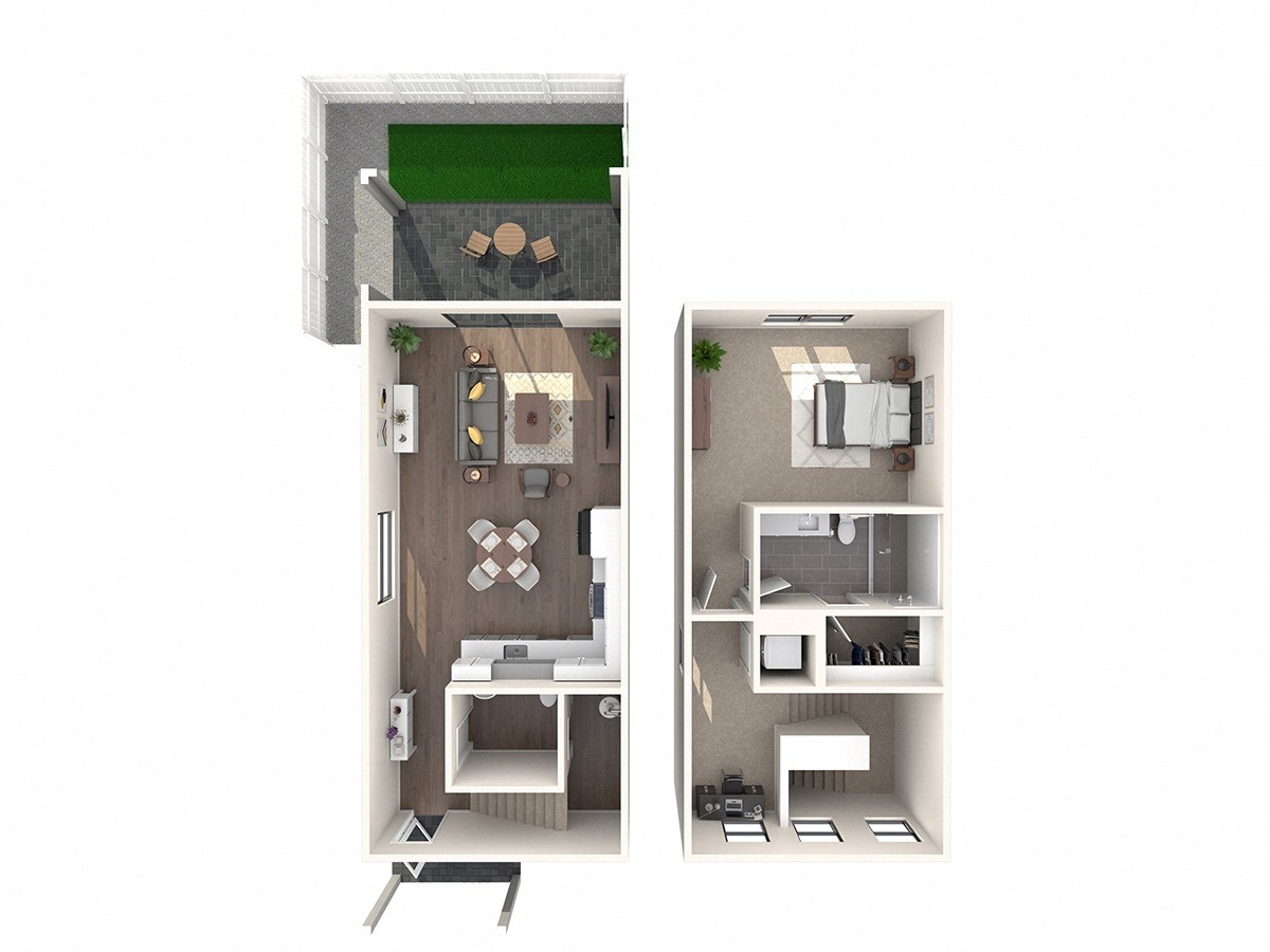 Altair by Soltura Villa 3D Floor Plan